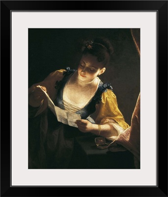 Young Woman Reading a Letter by Jean Raoux