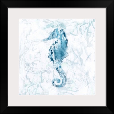 Blue Marble Seahorse