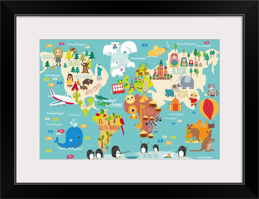 Children's World Map