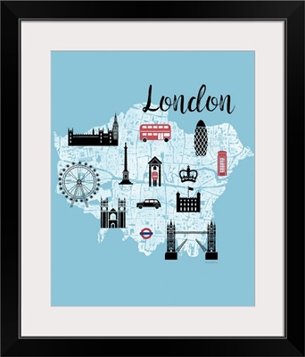 City Graphic Map - London