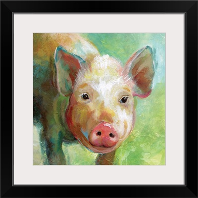 Colorful Quirky Pig