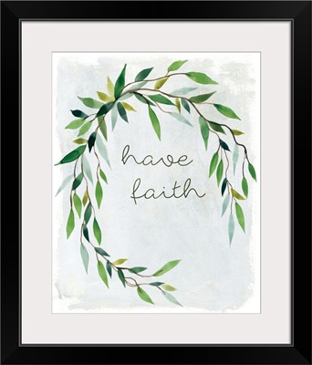 Faith Greenery Wreath