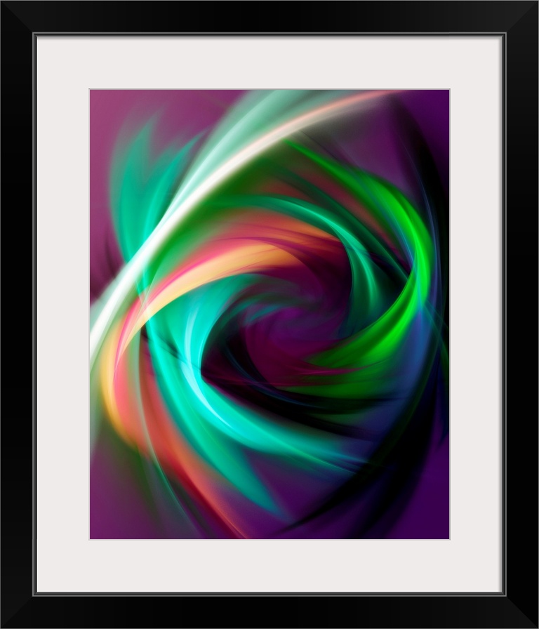 Oversized abstract wall art for the office or home this artwork shows streaks of color woven together to make the viewer f...