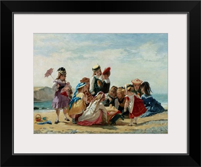 A Day At The Seaside By Timoleon Lobrichon