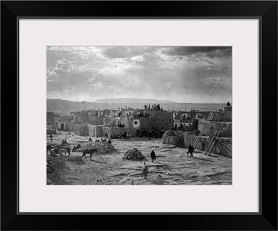 A Feast Day At Acoma By Edward S. Curtis