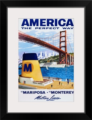 America: The Perfect Way Travel Poster