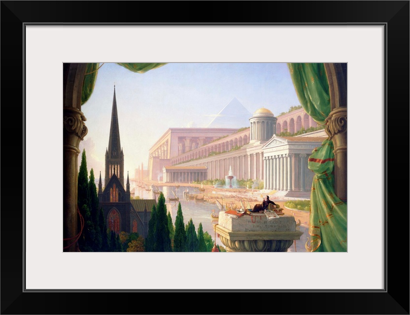 Thomas Cole (American, 1801-1848), Architect's Dream, 1840, oil on canvas, 134.7 x 213.6 cm (53 x 84.1 in), Toledo Museum ...