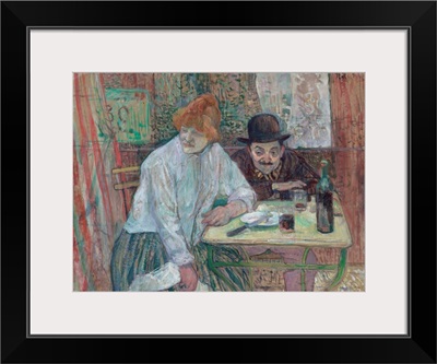 At The Cafe La Mie By Henri De Toulouse-Lautrec