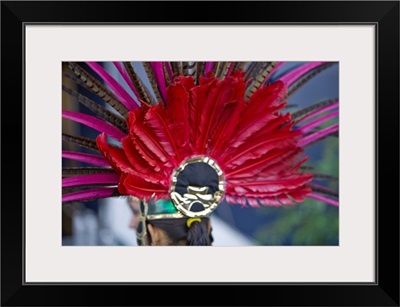 Aztec feather head dress, Mazatlan, Sinaloa State, Mexico