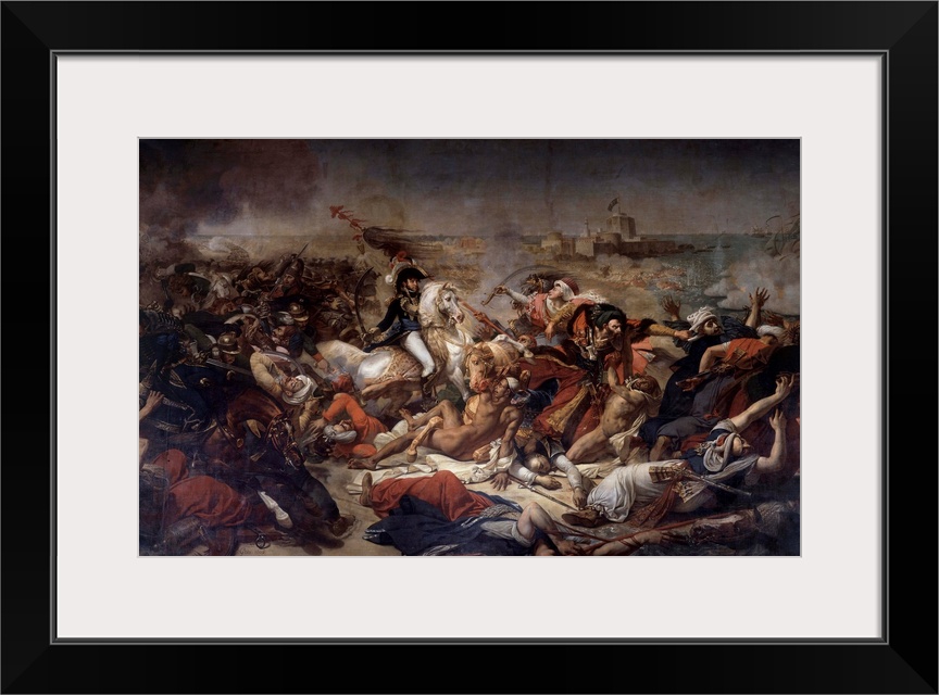 Campaign of Egypt (1798-1801) : Joachim Murat (1767-1815)during the Battle of Aboukir, July 25, 1799 - Painting by Antoine...