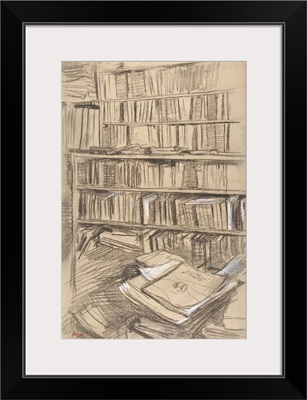 Bookshelves By Edgar Degas