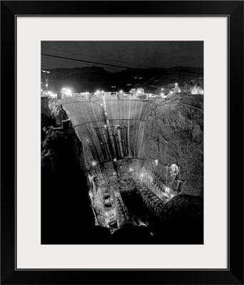 Boulder Dam Under Construction