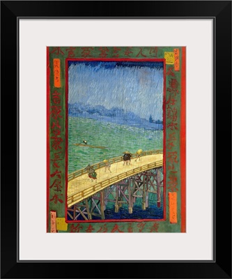 Bridge In The Rain (After Hiroshige) By Vincent Van Gogh