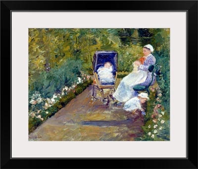 Children In A Garden (The Nurse) By Mary Cassatt