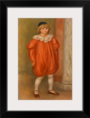 Claude Renoir In Clown Costume By Pierre-Auguste Renoir