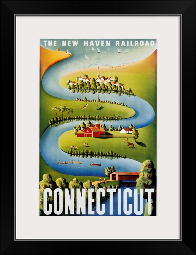 Connecticut Poster By Ben Nason