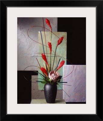 Contemporary flower arrangement