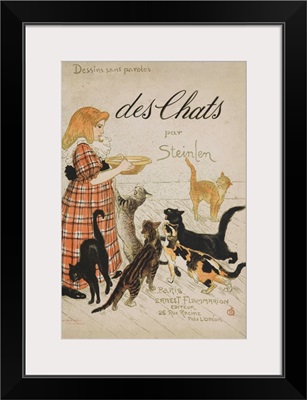 Des Chats Book Cover By Theophile Alexandre Steinlen