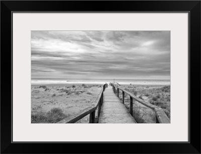 Dunas beach and cloudy day.