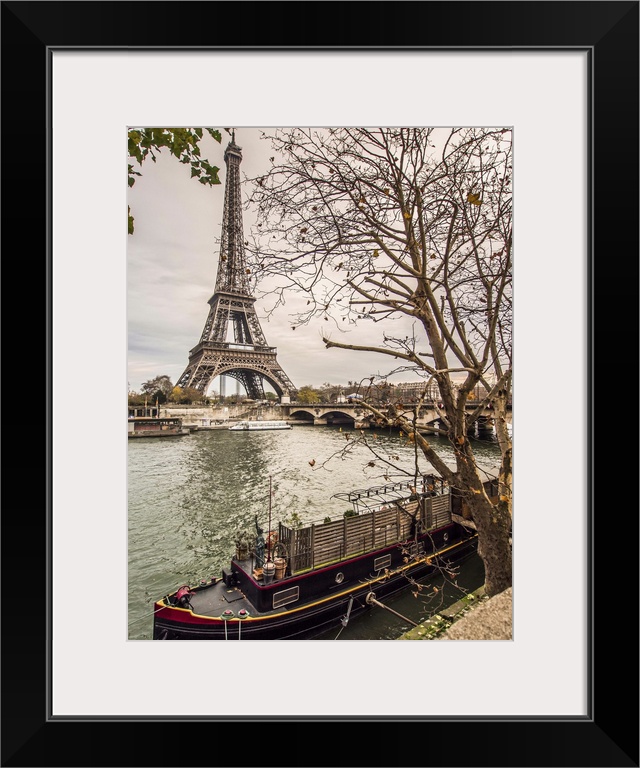 Eiffel Tower and Paris in Autumn