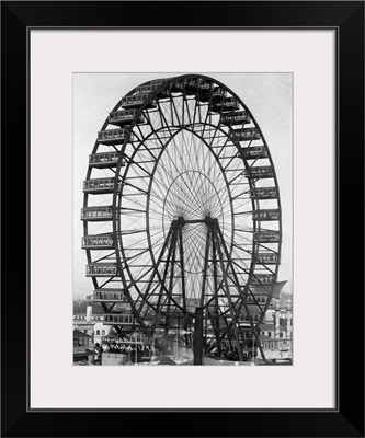 Ferris Wheel At Chicago Exposition