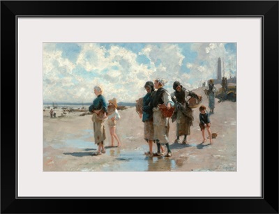 Fishing For Oysters At Cancale By John Singer Sargent