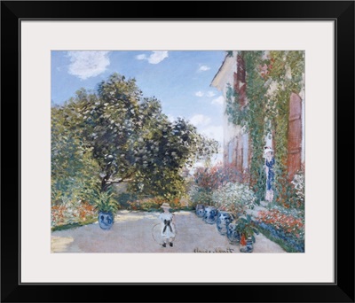 Garden Of The Artist At Argenteuil By Claude Monet