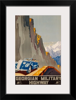 Georgian Military Highway Poster By Alexander Jitomirsky