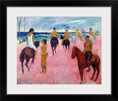 Horsemen on the Beach by Paul Gauguin