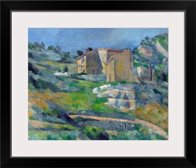 Houses In Provence: The Riaux Valley Near L'Estaque By Paul Cezanne