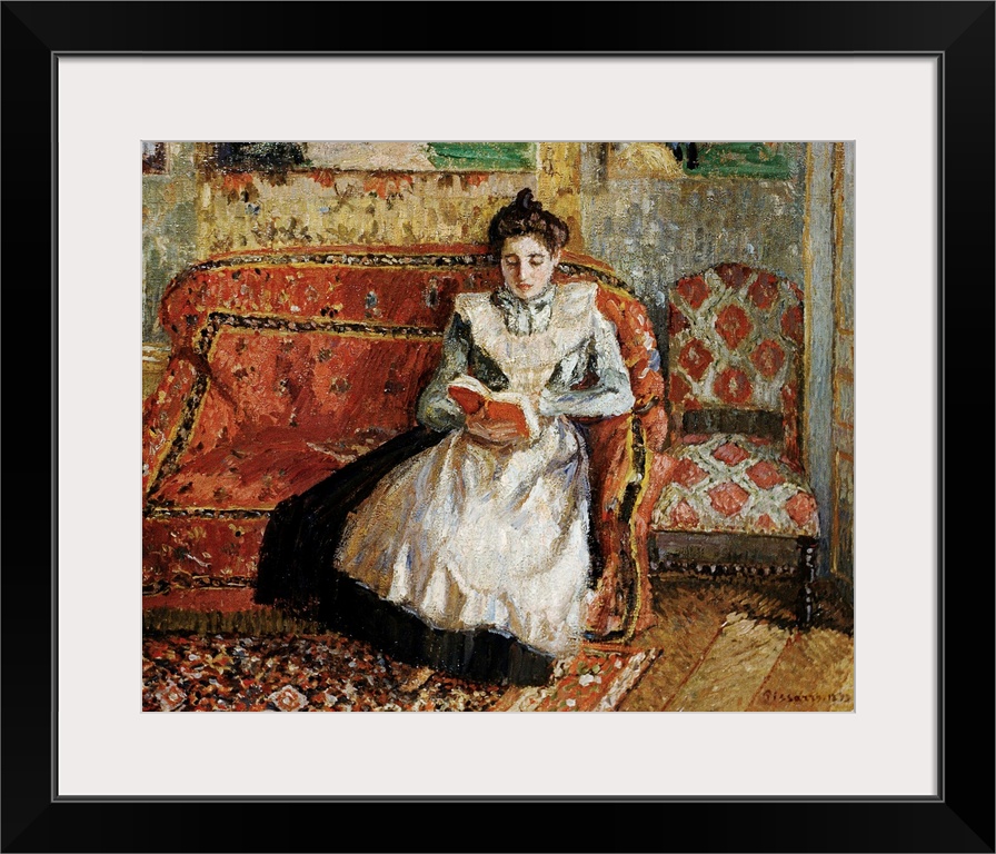 Jeanne Pissarro, Reading By Camille Pissarro
