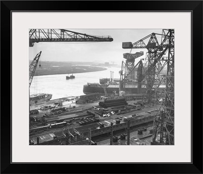 John Brown's Shipyard On The Clyde