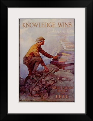 Knowledge Wins Poster By Dan Smith
