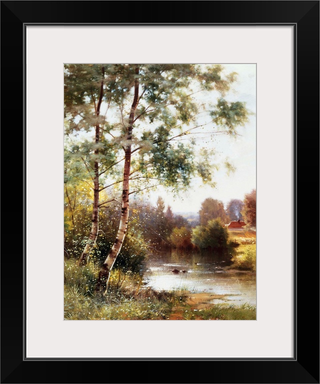 Landscape near Sonning on Thames, England by Ernest Parton