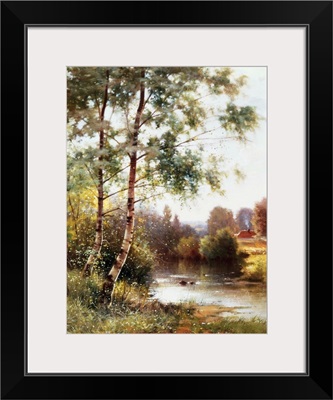 Landscape near Sonning on Thames, England by Ernest Parton