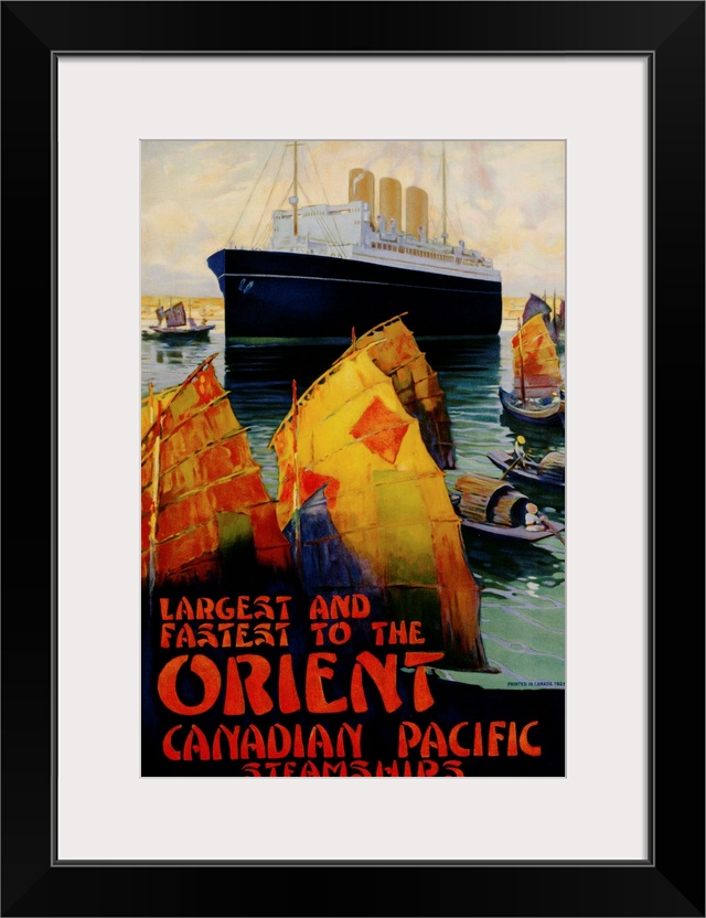 Largest And Fastest To The Orient Poster