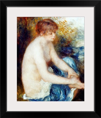 Little Blue Nude By Pierre-Auguste Renoir