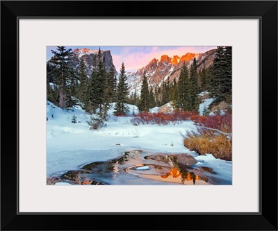 Little stream near Rocky Mountain National Park near Estes Park, CO, USA.