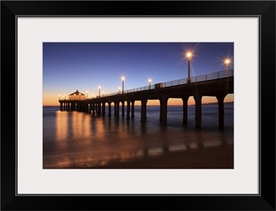 Manhattan Beach Pier at sunset, California