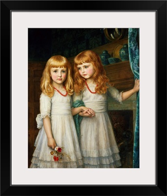 Marjory and Lettice Wormald by Arthur Hughes