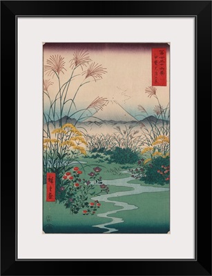 Otsuki Fields In Kai Province By Ando Hiroshige