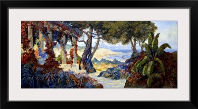 Painting of "The Bay of Algiers" by Paul Fenasse