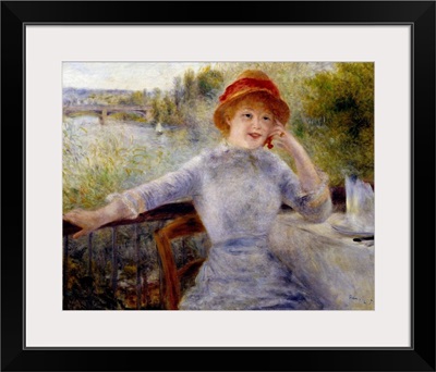 Portrait of Alphonsine Fournaise by Pierre-Auguste Renoir