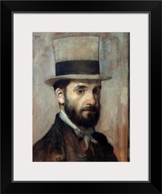 Portrait of Leon Bonnat by Edgar Degas