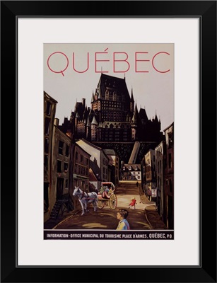 Quebec Travel Poster