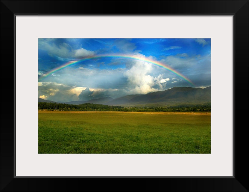 Rainbow Over Valley