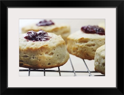 Raspberry Biscuits