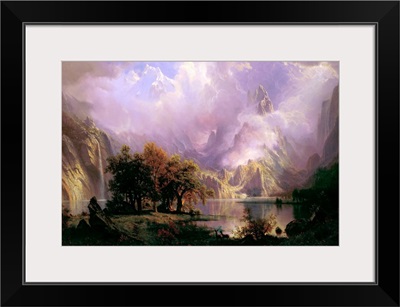 Rocky Mountain Landscape By Albert Bierstadt