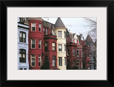 Row houses, Georgetown, Virginia,  Washington DC