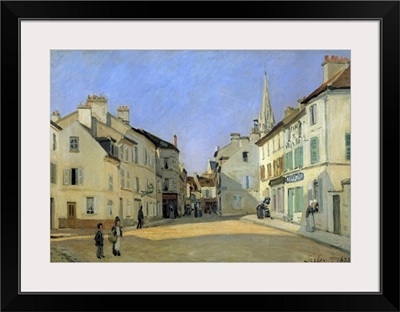 Rue de la Chaussee at Argenteuil by Alfred Sisley